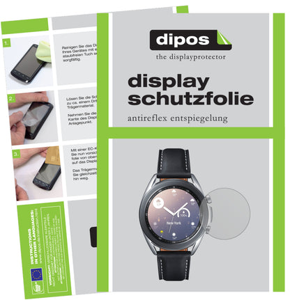 5x Schutzfolie matt für Samsung Galaxy Watch 3 (45mm) Display-Schutzfolie