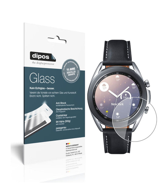 1x 9H Schutzfolie für Samsung Galaxy Watch 3 (45mm) Panzerfolie