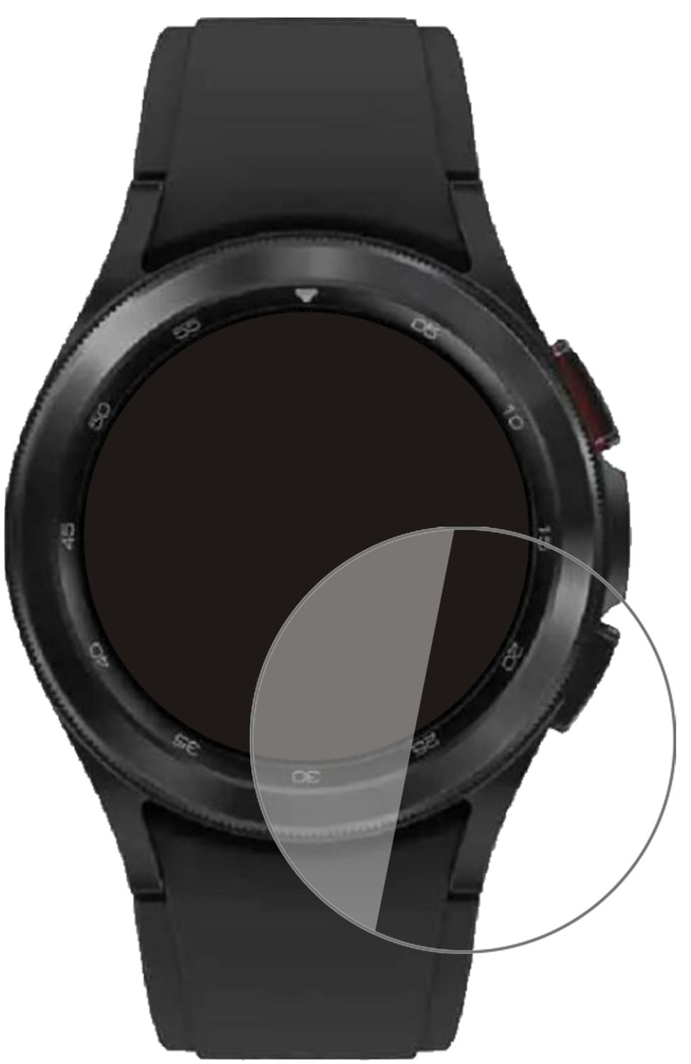 1x 9H Schutzfolie für Samsung Galaxy Watch 4 (40 mm) Panzerfolie