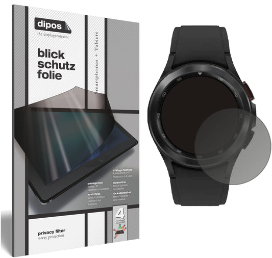 Blickschutzfolie für Samsung Galaxy Watch 4 Classic (46 mm) matt Schutzfolie Privacy