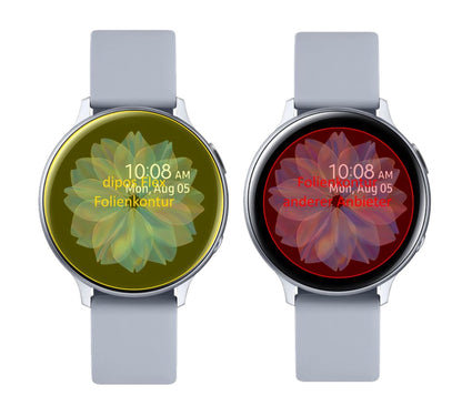 3x 3D Full Cover Schutzfolie für Samsung Galaxy Watch Active 2 44mm