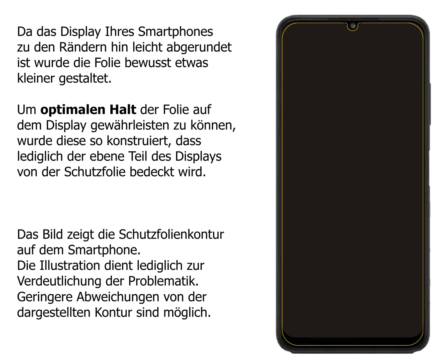 dipos Displayschutz für Samsung Galaxy Wide 5, mattierte Oberfläche, robuste Festigkeit und perfekte Passform