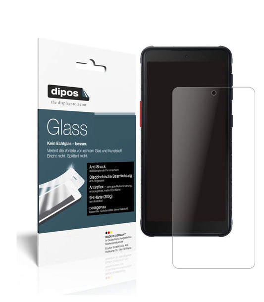 Matte Displayschutzfolie von dipos passend für Samsung Galaxy Xcover 5, 9H kratzfest und blasenfrei montiert