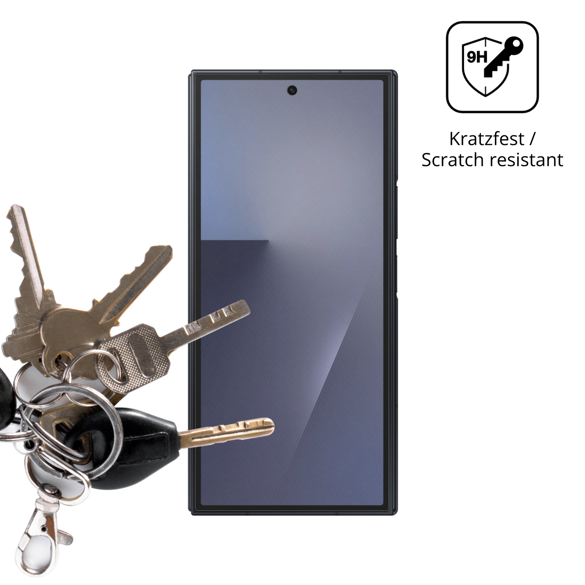 dipos Displayschutz für Samsung Galaxy Z TriFold Aussenseite, mattierte Oberfläche, robuste Festigkeit und perfekte Passform