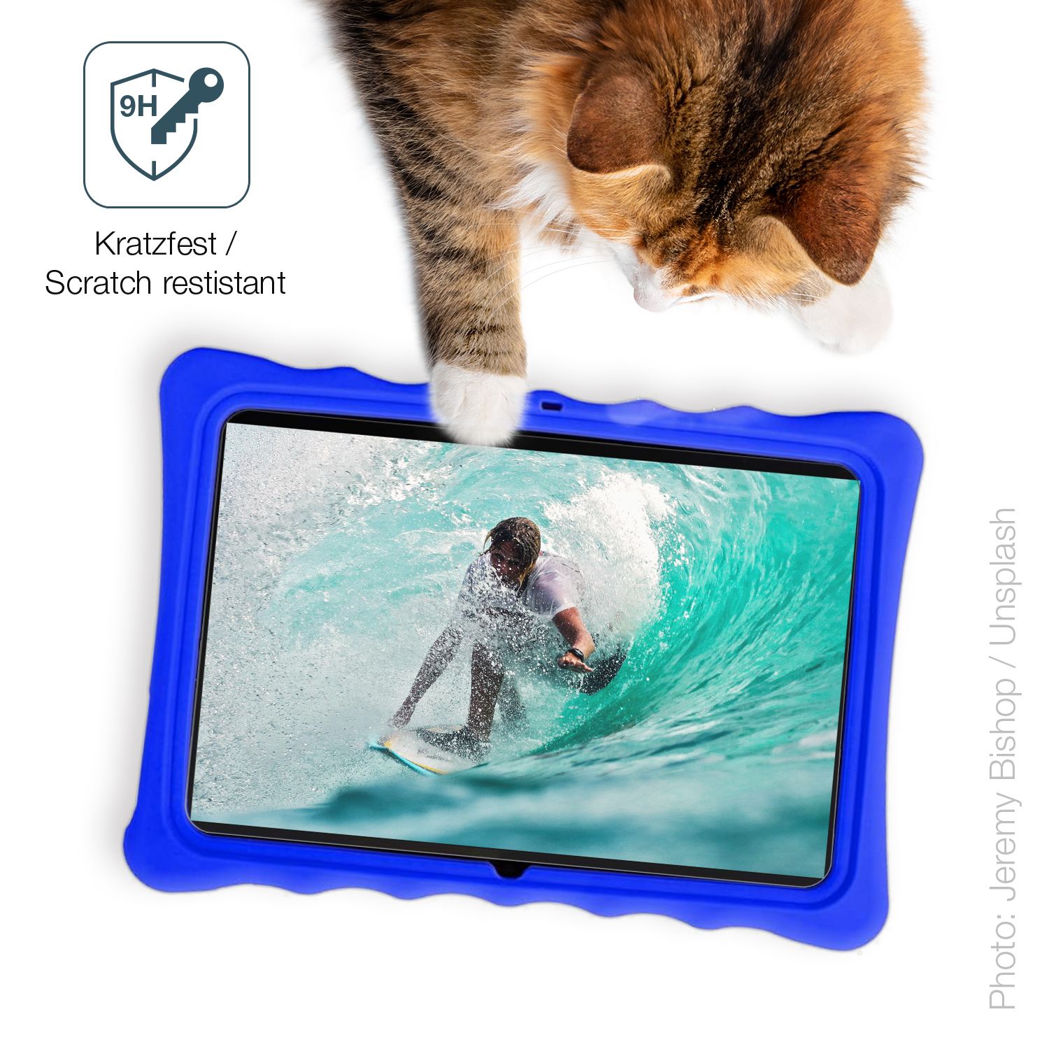 dipos Displayschutz für SaveFamily Evolution Kids Tablet, mattierte Oberfläche, robuste Festigkeit und perfekte Passform