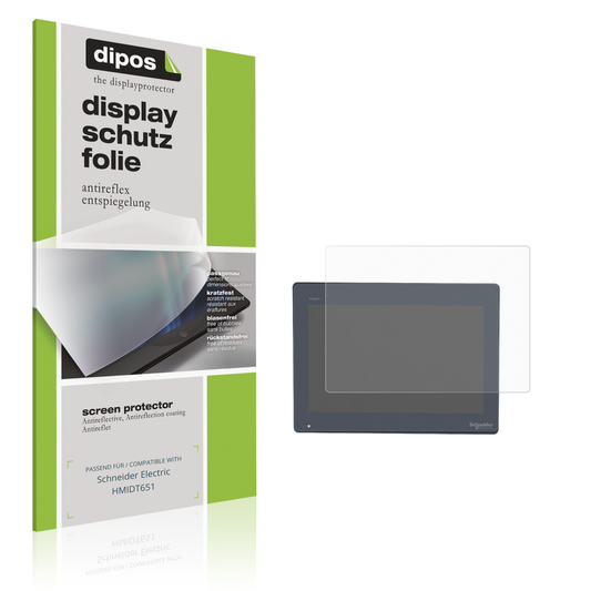 Matte Displayschutzfolie von dipos passend für schneider electrichmidt651, präziser Zuschnitt und blasenfrei montiert