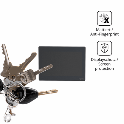 dipos Displayschutz für schneider electrichmidt651, mattierte Oberfläche, Blickschutzfilter und perfekter Passform