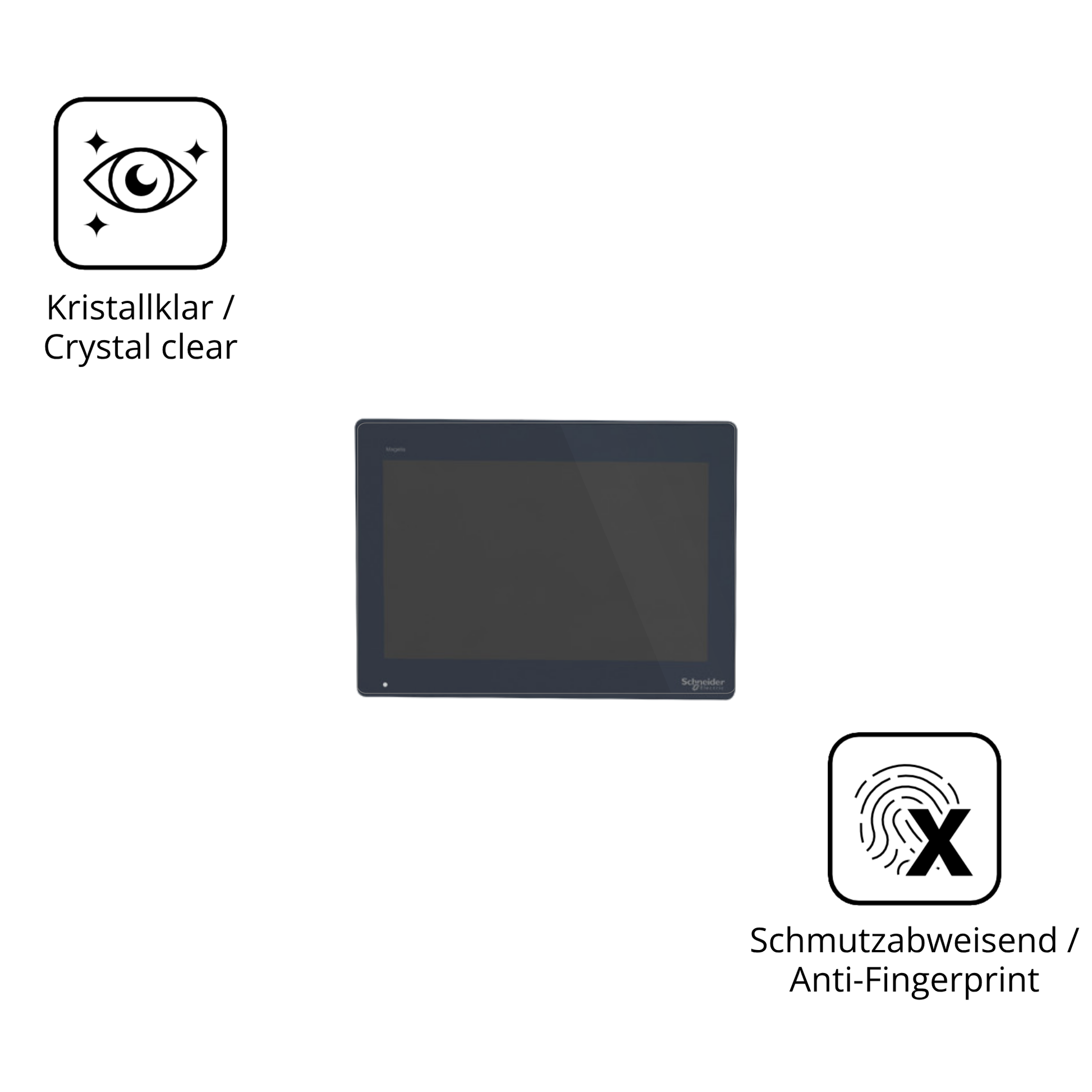 Flexible TPU-Folie passend zugeschnitten für schneider electrichmidt651, vollständige Abdeckung