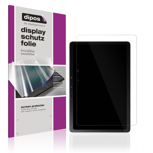Klare Displayschutzfolie von dipos passend für Acer Iconia Tab V11, präziser Zuschnitt und blasenfrei montiert