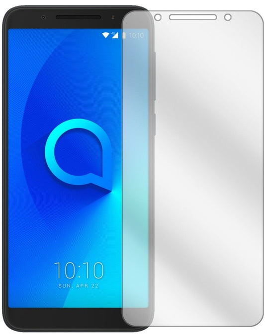 Klare Displayschutzfolie von dipos passend für Alcatel 3V, präziser Zuschnitt und blasenfrei montiert