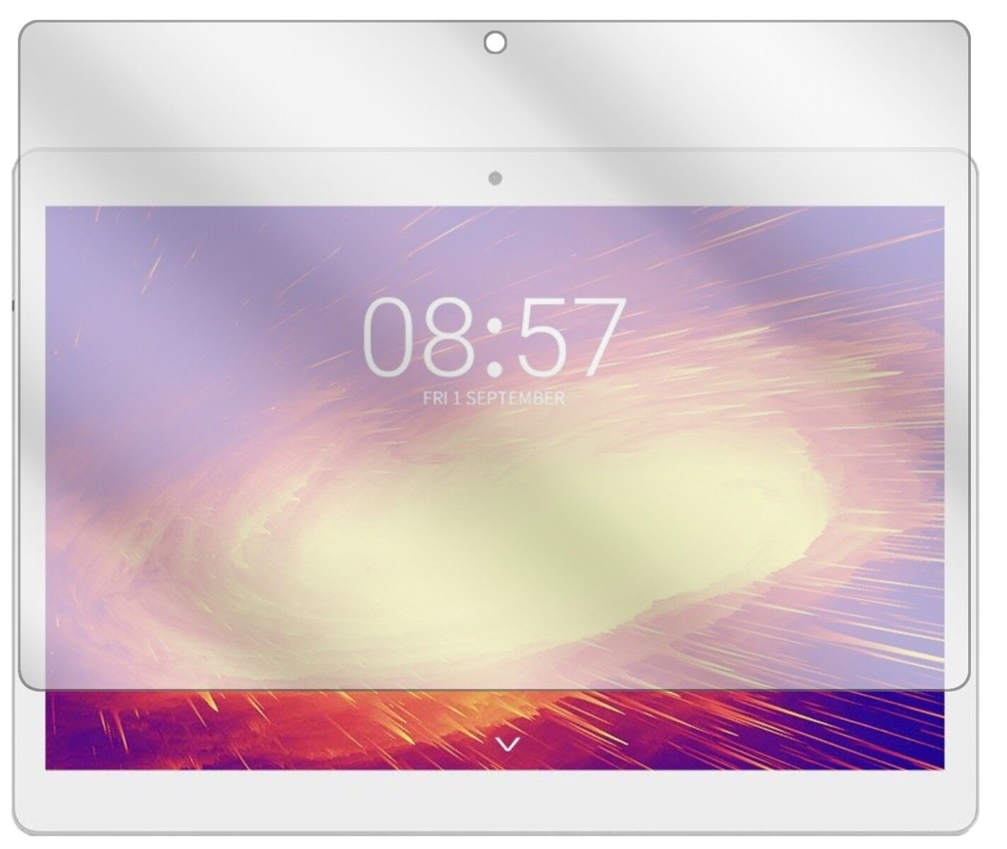 Klare Displayschutzfolie von dipos passend für ALLDOCUBE M5 4G Tablet, präziser Zuschnitt und blasenfrei montiert