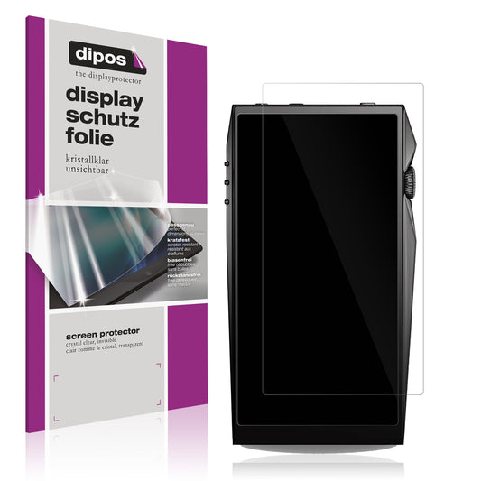 Klare Displayschutzfolie von dipos passend für Astell Kern SP4000, präziser Zuschnitt und blasenfrei montiert