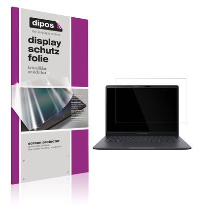 Klare Displayschutzfolie von dipos passend für Asus ExpertBook B3 B3405, präziser Zuschnitt und blasenfrei montiert