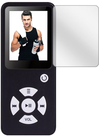 Klare Displayschutzfolie von dipos passend für Bertronic BC01 Royal MP3-Player, präziser Zuschnitt und blasenfrei montiert