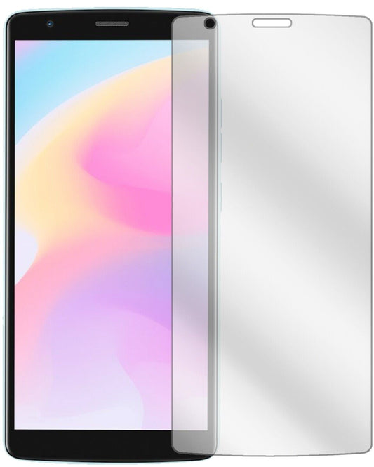 Klare Displayschutzfolie von dipos passend für Blackview A20 Pro, präziser Zuschnitt und blasenfrei montiert
