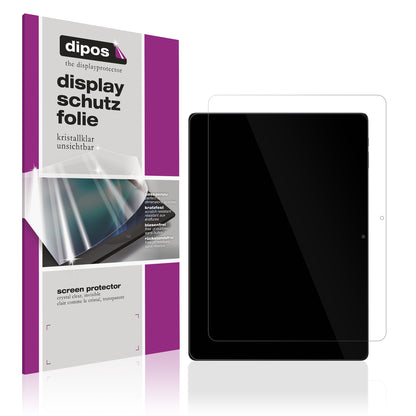 Klare Displayschutzfolie von dipos passend für ChuWi Hi 10 Max, präziser Zuschnitt und blasenfrei montiert