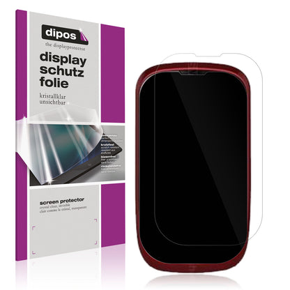 Klare Displayschutzfolie von dipos passend für Coolpad 8020, präziser Zuschnitt und blasenfrei montiert