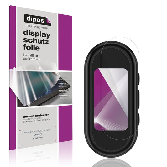 Klare Displayschutzfolie von dipos passend für Cossify HW0748, präziser Zuschnitt und blasenfrei montiert