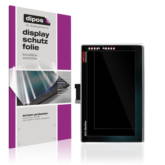 Klare Displayschutzfolie von dipos passend für Datalogic SH15 Blackline, präziser Zuschnitt und blasenfrei montiert