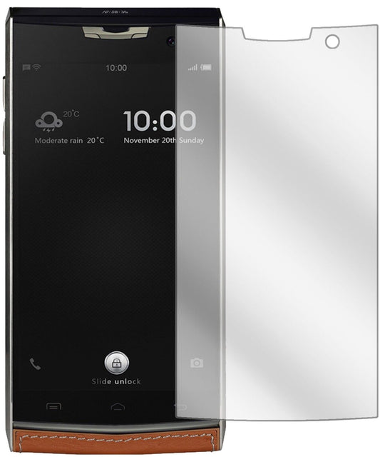 Klare Displayschutzfolie von dipos passend für Doogee T3, präziser Zuschnitt und blasenfrei montiert