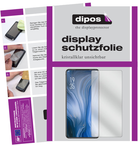 Klare Displayschutzfolie von dipos passend für Elephone U2, präziser Zuschnitt und blasenfrei montiert