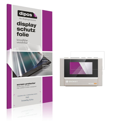 Klare Displayschutzfolie von dipos passend für FiiO SnowSky Echo, präziser Zuschnitt und blasenfrei montiert