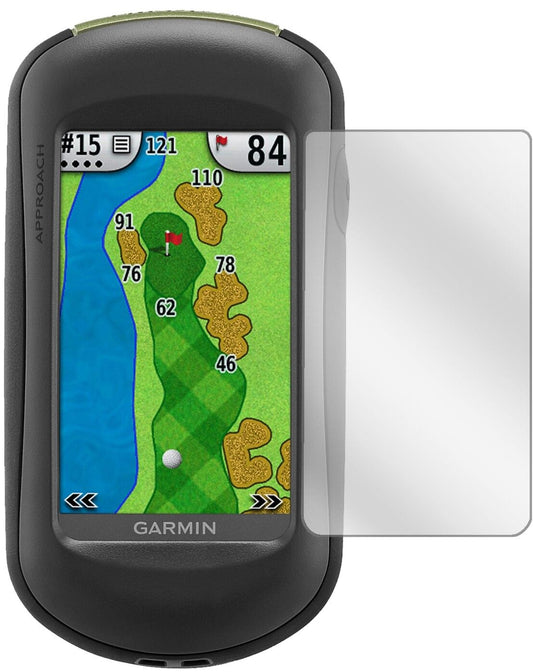 Klare Displayschutzfolie von dipos passend für Garmin Approach G5, präziser Zuschnitt und blasenfrei montiert