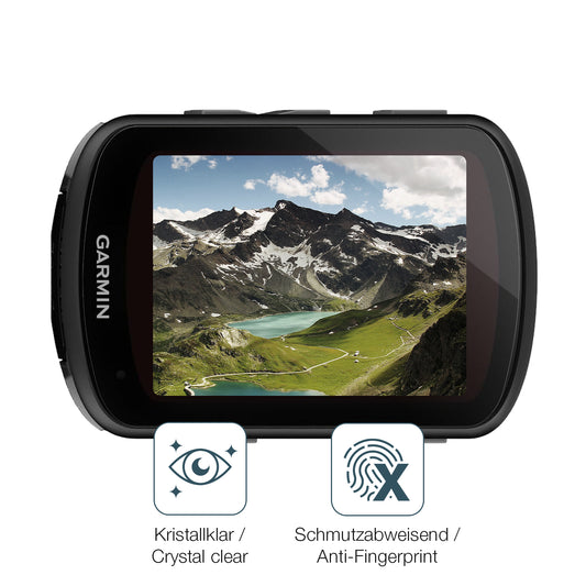 Flexible TPU-Folie passend zugeschnitten für Garmin Edge 540 Solar, vollständige Abdeckung
