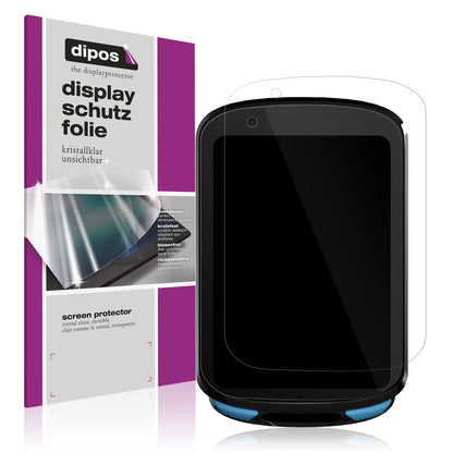 Klare Displayschutzfolie von dipos passend für Geoid CC600 2.4 Zoll, präziser Zuschnitt und blasenfrei montiert