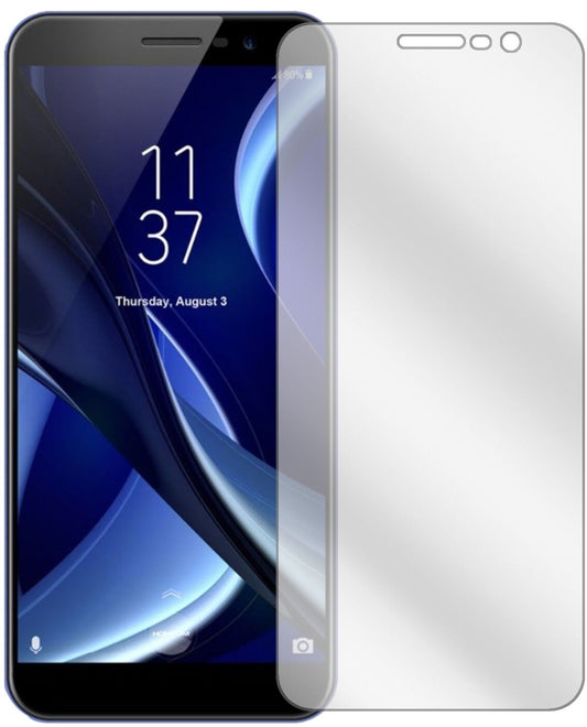 Klare Displayschutzfolie von dipos passend für HOMTOM S16, präziser Zuschnitt und blasenfrei montiert