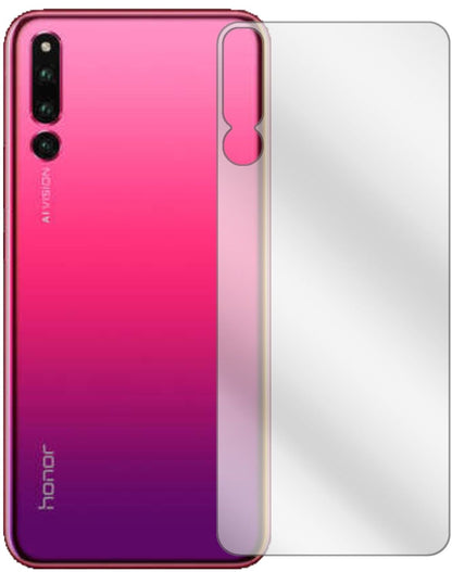 Klare Displayschutzfolie von dipos passend für Honor Magic 2 Rückseite, präziser Zuschnitt und blasenfrei montiert