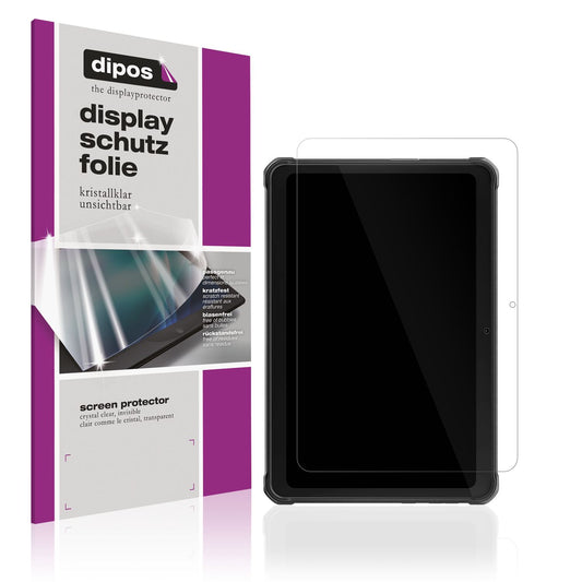 Klare Displayschutzfolie von dipos passend für Hotwav R8 Outdoor, präziser Zuschnitt und blasenfrei montiert