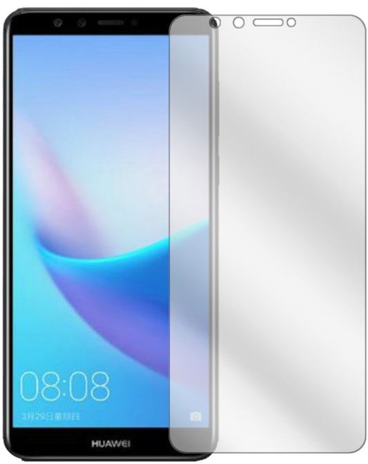 Klare Displayschutzfolie von dipos passend für Huawei Enjoy 8e, präziser Zuschnitt und blasenfrei montiert