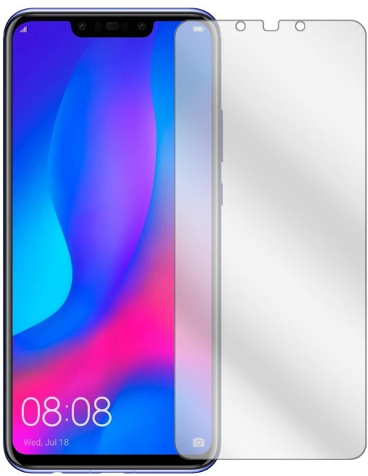 Klare Displayschutzfolie von dipos passend für Huawei Nova 3i, präziser Zuschnitt und blasenfrei montiert
