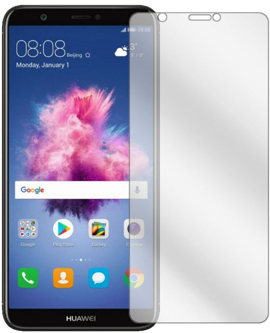 Klare Displayschutzfolie von dipos passend für Huawei P smart, präziser Zuschnitt und blasenfrei montiert