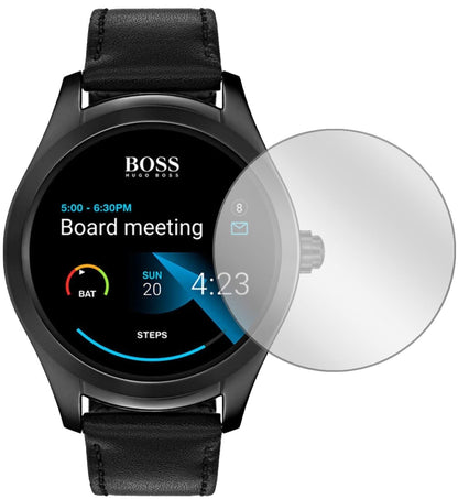 Klare Displayschutzfolie von dipos passend für Hugo Boss Touch, präziser Zuschnitt und blasenfrei montiert