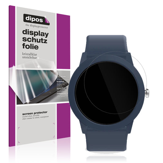 Klare Displayschutzfolie von dipos passend für Ice-Watch Ice Smart Junior RD 3.0, präziser Zuschnitt und blasenfrei montiert