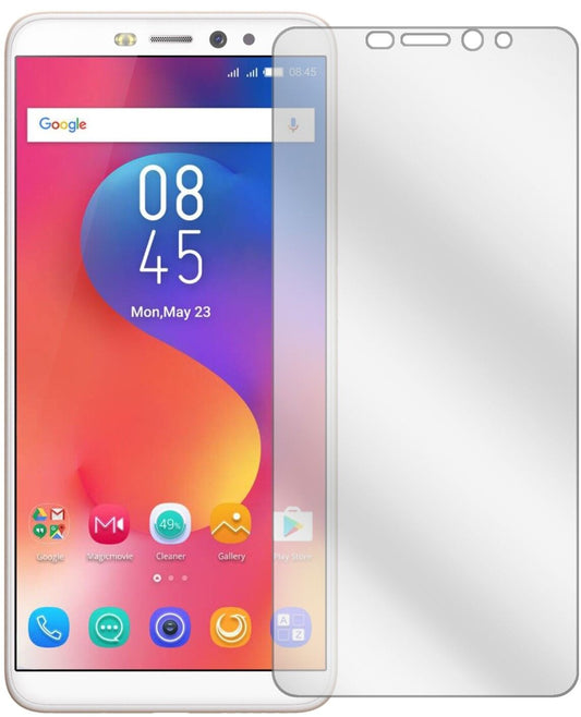 Klare Displayschutzfolie von dipos passend für Infinix Hot S3, präziser Zuschnitt und blasenfrei montiert