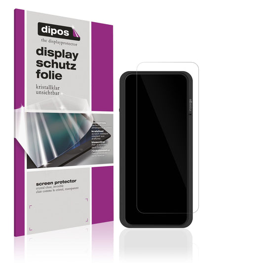 Klare Displayschutzfolie von dipos passend für Inseego M2000, präziser Zuschnitt und blasenfrei montiert