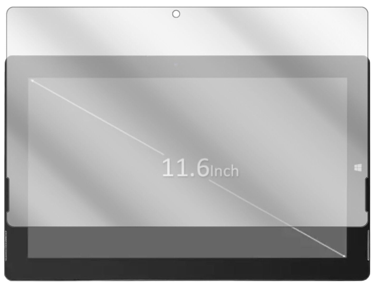 Klare Displayschutzfolie von dipos passend für Jumper Ezpad 6 Plus, präziser Zuschnitt und blasenfrei montiert