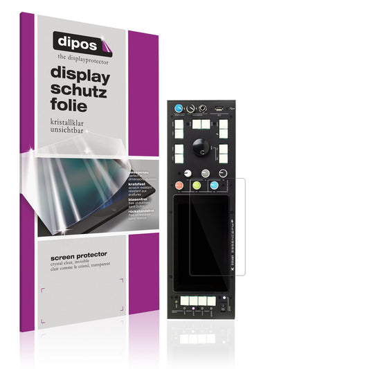 Klare Displayschutzfolie von dipos passend für Kodamo EssenceFM MKII, präziser Zuschnitt und blasenfrei montiert