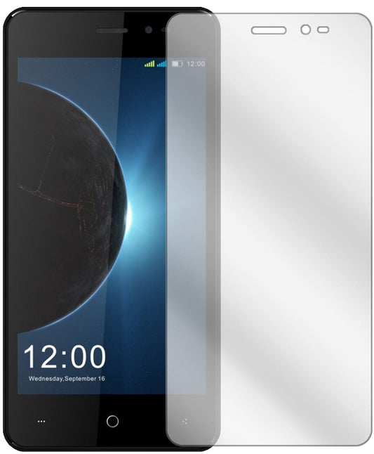 Klare Displayschutzfolie von dipos passend für Leagoo Z6, präziser Zuschnitt und blasenfrei montiert