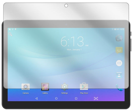 Klare Displayschutzfolie von dipos passend für Lectrus 10.1 Zoll Tablet, präziser Zuschnitt und blasenfrei montiert