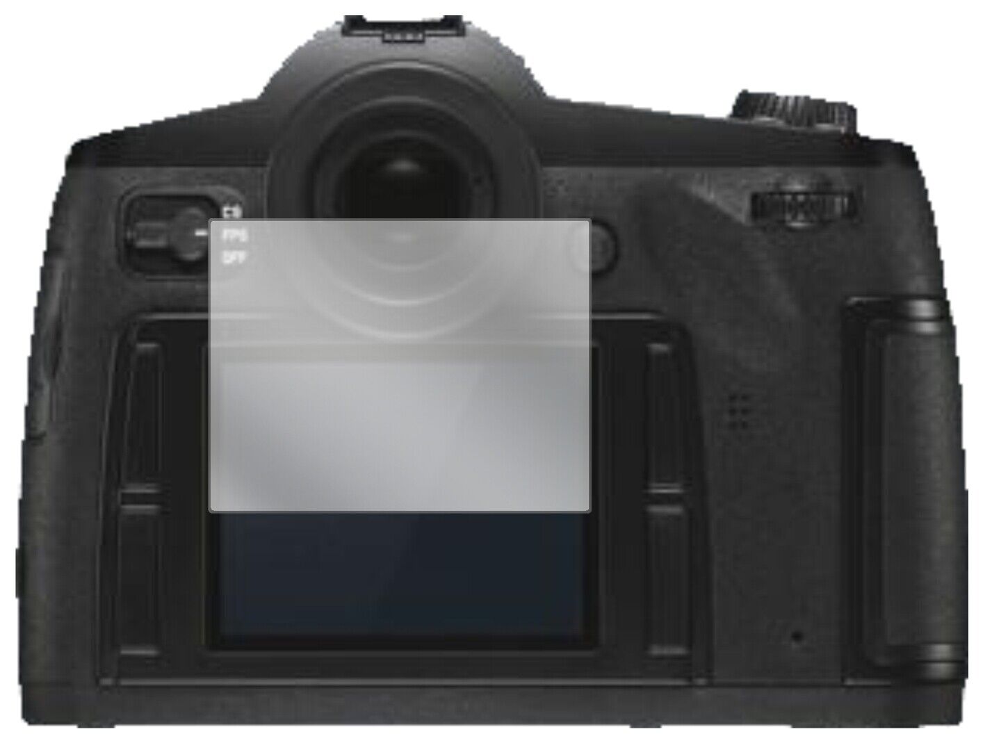 Klare Displayschutzfolie von dipos passend für Leica S3, präziser Zuschnitt und blasenfrei montiert