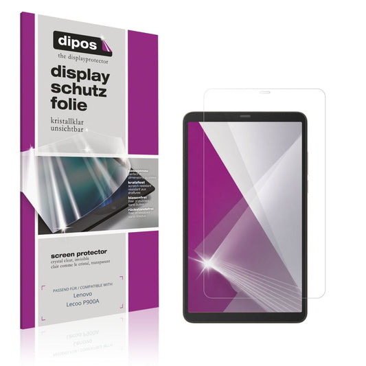 Klare Displayschutzfolie von dipos passend für Lenovo Lecoo P900A, präziser Zuschnitt und blasenfrei montiert