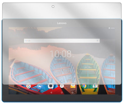 Klare Displayschutzfolie von dipos passend für Lenovo Tab10 (ZA1U0072DE), präziser Zuschnitt und blasenfrei montiert