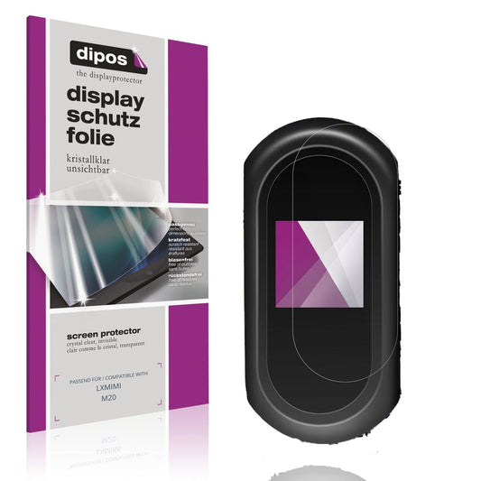 Klare Displayschutzfolie von dipos passend für LXMIMI M20, präziser Zuschnitt und blasenfrei montiert