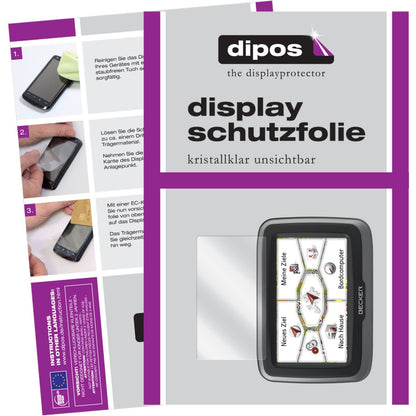 Klare Displayschutzfolie von dipos passend für mamba.4 Becker, präziser Zuschnitt und blasenfrei montiert