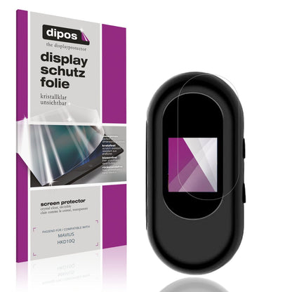 Klare Displayschutzfolie von dipos passend für MAVIUS HKD10Q, präziser Zuschnitt und blasenfrei montiert