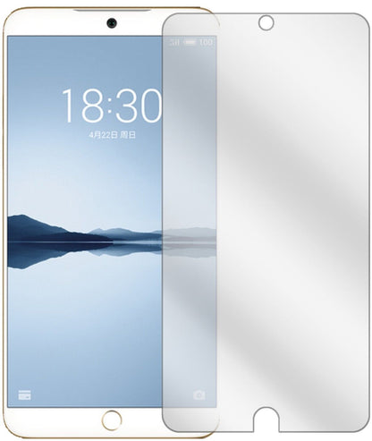 Klare Displayschutzfolie von dipos passend für Meizu 15, präziser Zuschnitt und blasenfrei montiert